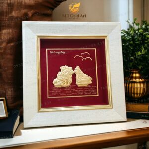 Tranh Vịnh Hạ Long (24x24cm) - Biểu tượng văn hóa Việt Nam